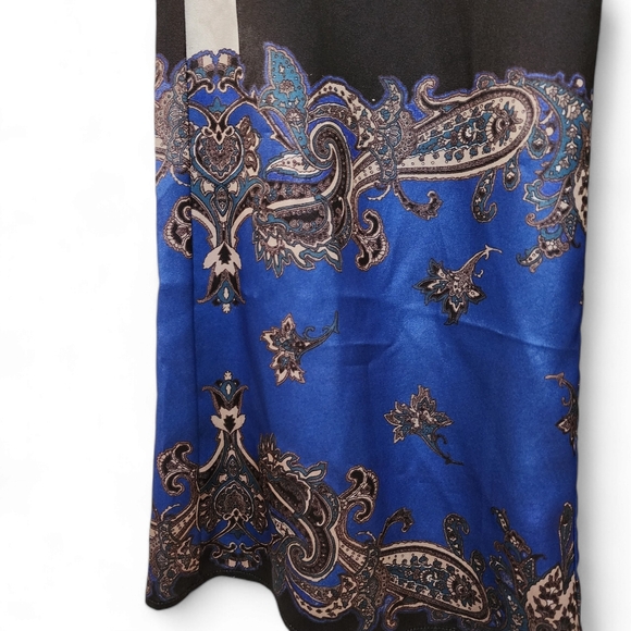 Clover Canyon Silk Color Block Drawstring Pants, Small - Picture 5 of 9